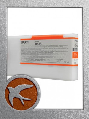 Epson C13T653A00 Orange Ink 200ml (T653A)